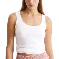 Marc O Polo Lounge Tank Top Weiß Baumwolle Large Damen