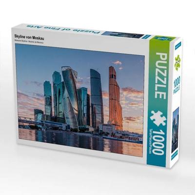 CALVENDO Puzzle Moskau, Russland | 1000 Teile Lege-Größe 64x48cm Foto-Puzzle für glückliche Stunden