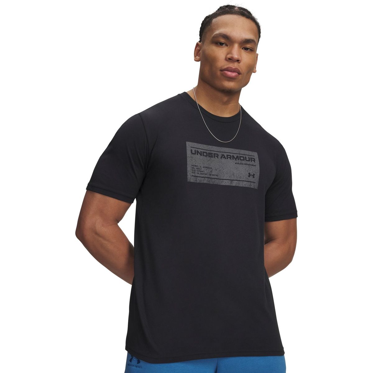 Under Armour M Box WM Label SS black castlerock (001) XXL 6017350-001-XXL