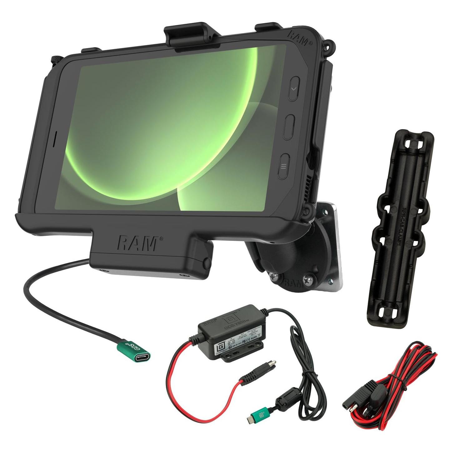 RAM Mounts RAM EZ-Roll'rT USB-C Powered (RAM-101-225B2-SAM60CP-V7CU)
