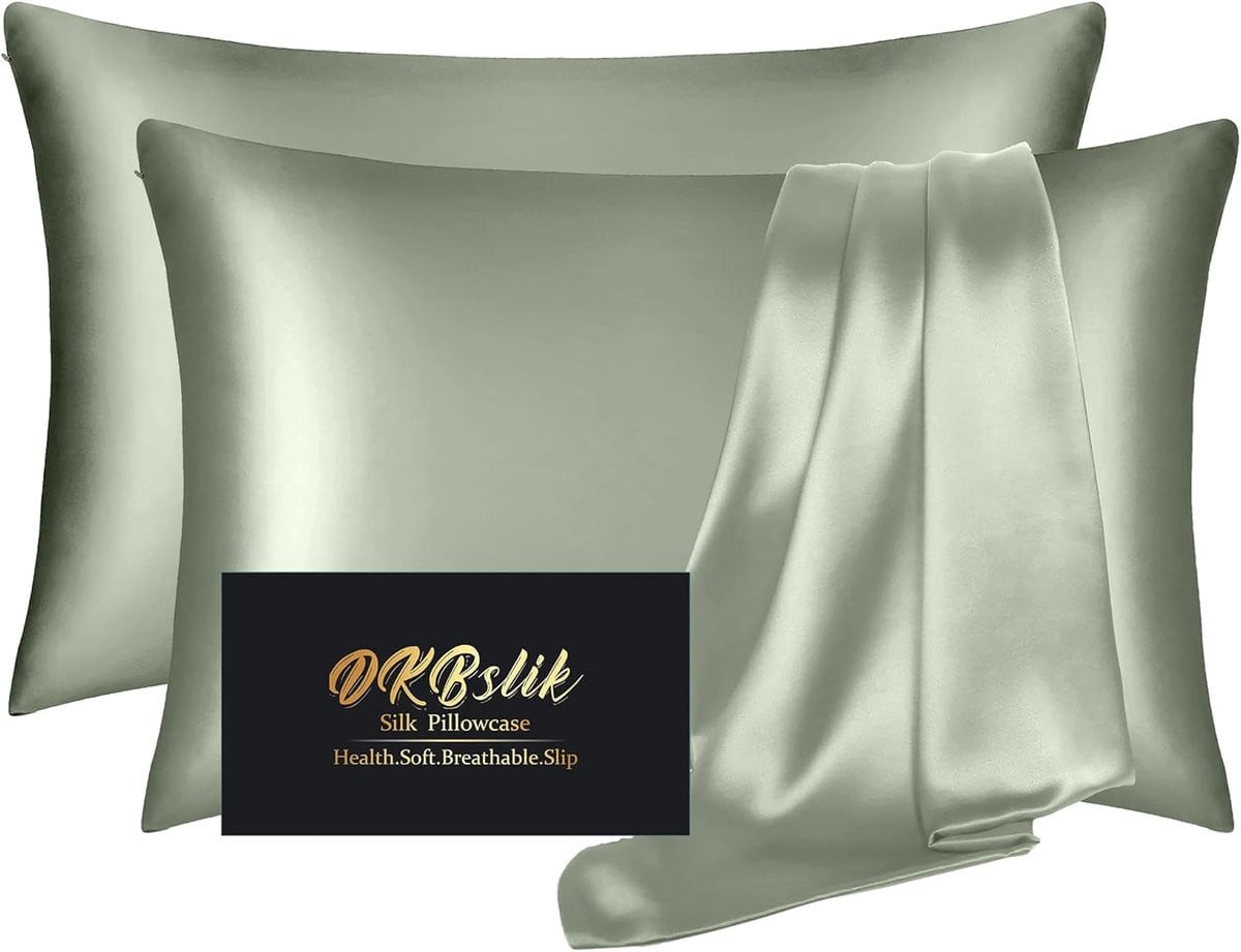Zijden kussensloop met rits voor anti-acne en luxe schoonheidsslaap