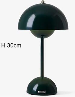 Trendy Discount Goods Creative Study Office Table LED Lamp, Minimalist Atmosphere Bedroom Bedside Decoration, Flower Bud Table Lamp black