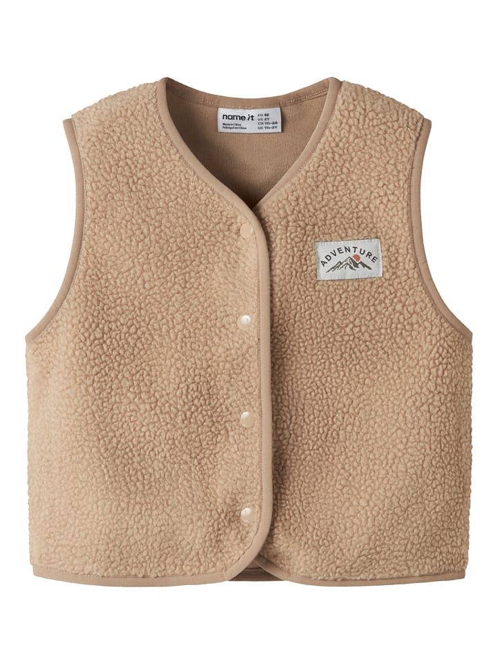 name it Fleeceweste "Owe" in Beige - 92