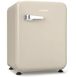 Audrey Evo Mini Kühlschrank   68L   Retro-Design   leise   kompakt   3 Farben Creme 68 Liter