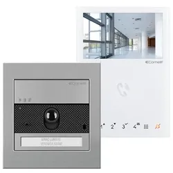 Comelit KVU8508 Einfamilienhauskit Ultra, 1WE, Monitor Mini und Gateway, ViP
