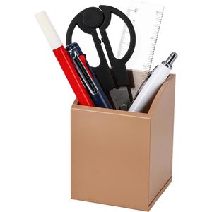 M&M Stiftehalter Loft, Recycling-Kunststoff, 1 Fach, karamell