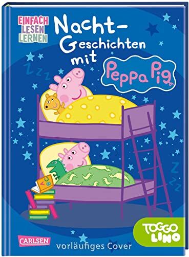Steffi Korda - Nacht-Geschichten mit Peppa Pig: Einfach Lesen lernen Peppa Wutz für Leseanfänger*innen ab 5 - Preis vom 12.10.2026 11:37:12 h