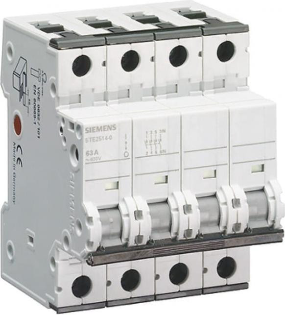 Siemens Modulaire lastafscheider 63A, 4-polig, 400V, type 5TE2514-0