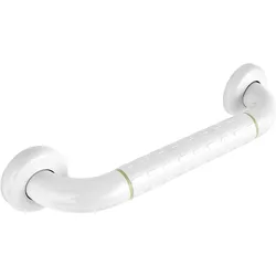 Emke, Haltegriff + Badewanneneinstiegshilfe, Badezimmer-Haltegriff Rutschfest Duschgriff, Bad oder Badewanne, 30cm, Weiss