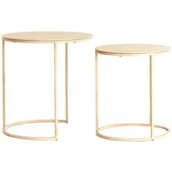Light&Living Beistelltisch-Set SADAR - B/H/T ca. 52.00x46.00x52.00