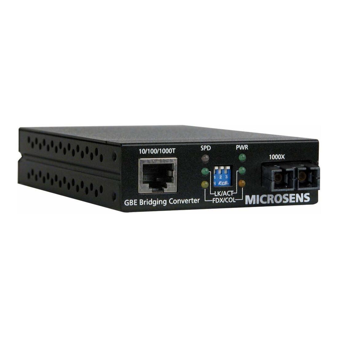 Microsens Medienkonverter 10/100/1000T/1000SX MS400240)