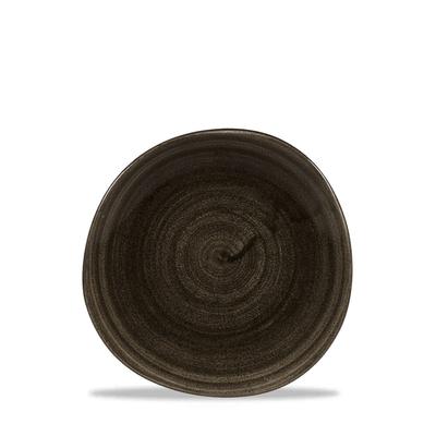 Churchill Stonecast Patina Iron Black Teller Organisch 18,6cm