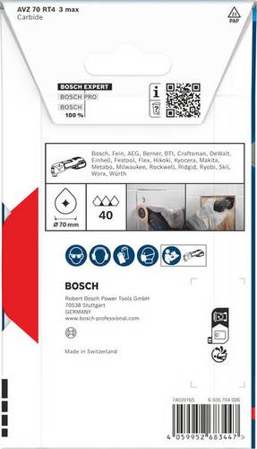 Bosch Accessories 2608902055 2608902055 Carbide-RIFF Multitool-Sägeblätter 1St.