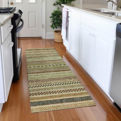 Addison Rugs Machine Washable Indoor/ Outdoor Stripe Abstracts Chantille Rug