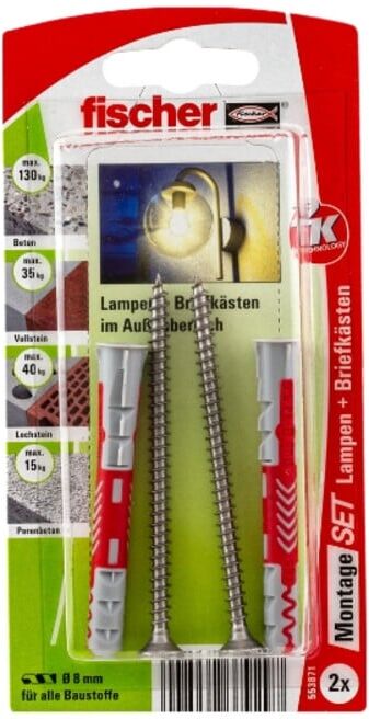 fischer M-Set lampes boîtes aux lettres extérieur K (553871)