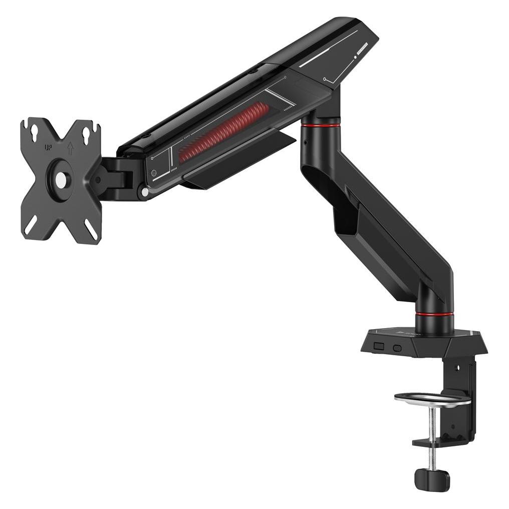 Savio Monitor accessory Monitora stiprinājums 17" - 40" Gas spring monitor desk mount (Tisch, 40", 12 kg) (UM-05)