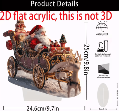 Inspire Curations Boho Christmas Wooden Desktop Decor Christmas Table Decoration Bohemian Christmas Ornament For Home & Bedroom 1pch