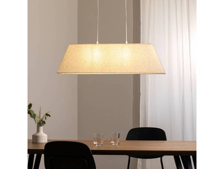 Hängelampe Miriel ONLI, dimmbar, Holz hell, für Wohn- / Esszimmer, Holz, Skandinavisch, Pendelleuchte