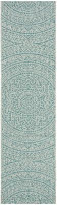 SAFAVIEH Courtyard Fran Mandala Indoor/ Outdoor Waterproof Patio Backyard Rug