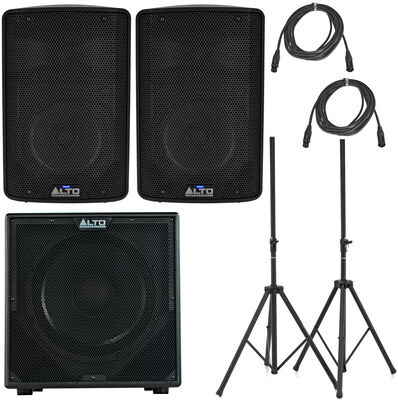 Alto TX 408/12S Basis Bundle Noir