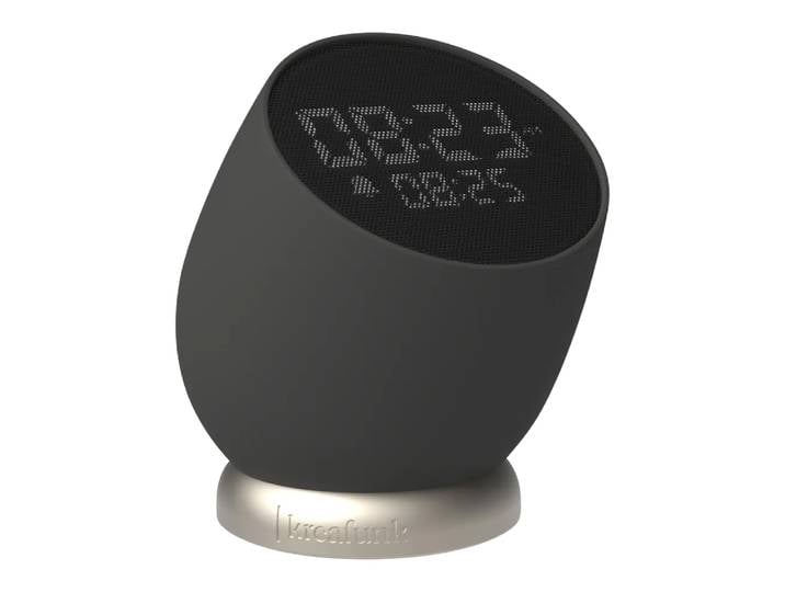 Weckeruhr Bell, Kreafunk, schwarz, Kunststoff
