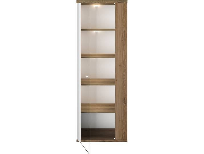 Vitrine Otello eiche/weiss Holzwerkstoff B 45 H 178 cm