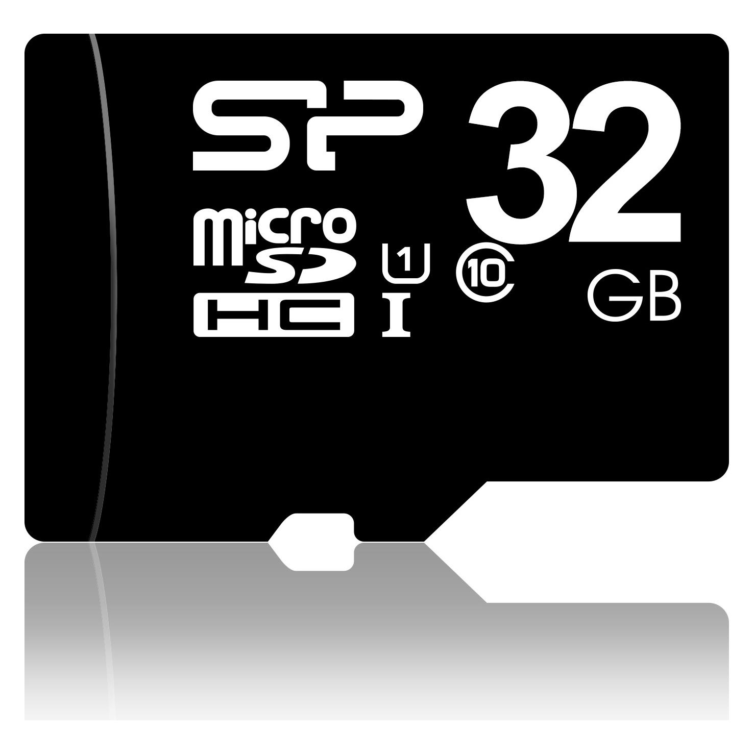 Silicon Power SP032GBSTH010V10-SP (32 GB, microSDHC, U1, UHS-I) (SP032GBSTH010V10-SP)