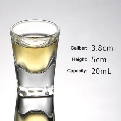 Uplifted Finds Chinese Style Shot Glass Tumbler High Performance Cordial Glass For Vodka, Tequila, & Espresso e
