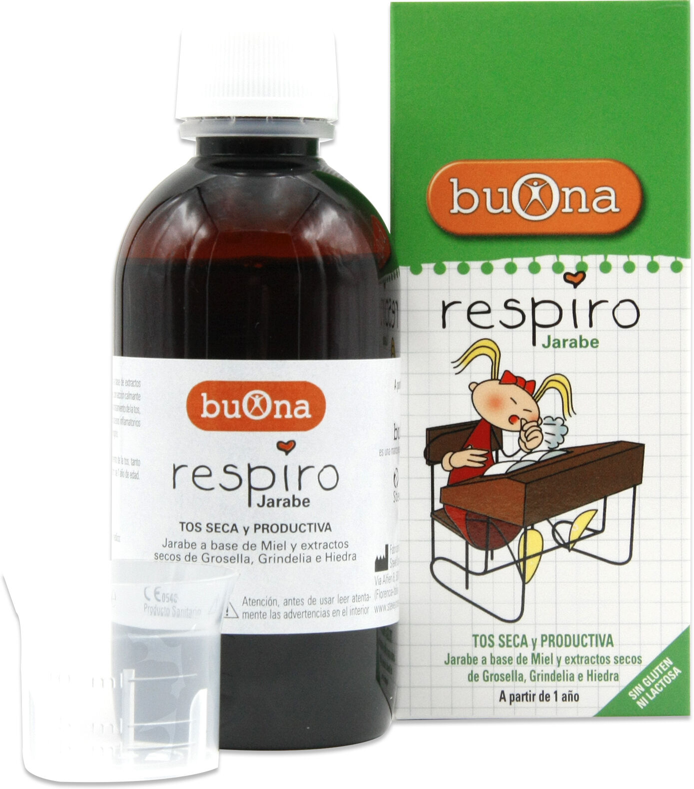 Buona Respiro Dry Cough Syrup 140 ml