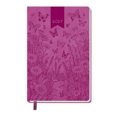 TRÖTSCH - Taschenkalender A7 Soft Touch Schmetterlinge 2027