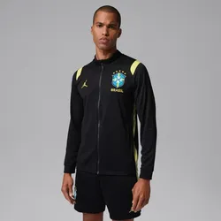 NIKE Jordan Brasilien Academy Pro Dri-FIT Trainingsjacke Herren 010 - black/yellow pulse/infrared 23 L