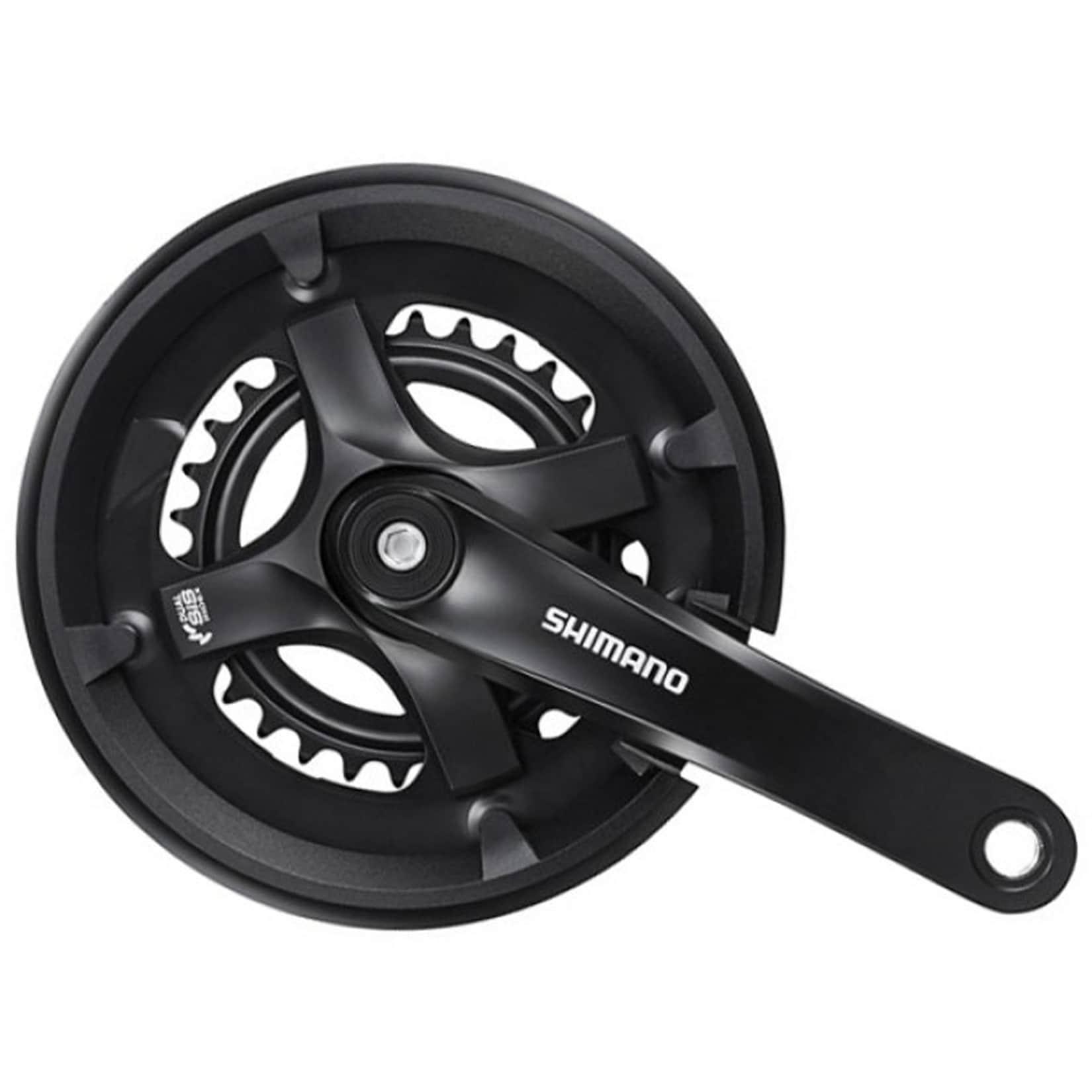 Shimano FC-TY501-2 Kurbel 2-fach 30-46 Zähne 175 mm Kurbelgarnitur Tretkurbel Fahrradkurbel Kettenradgarnitur MTB Mountainbike Trekking