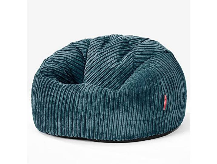 Lounge Pug - Cord- Klassischer Sitzsack Sessel - Blaugrün