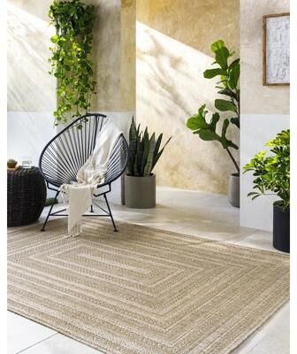 Livabliss Sandra Farmhouse Outdoor Area Rug