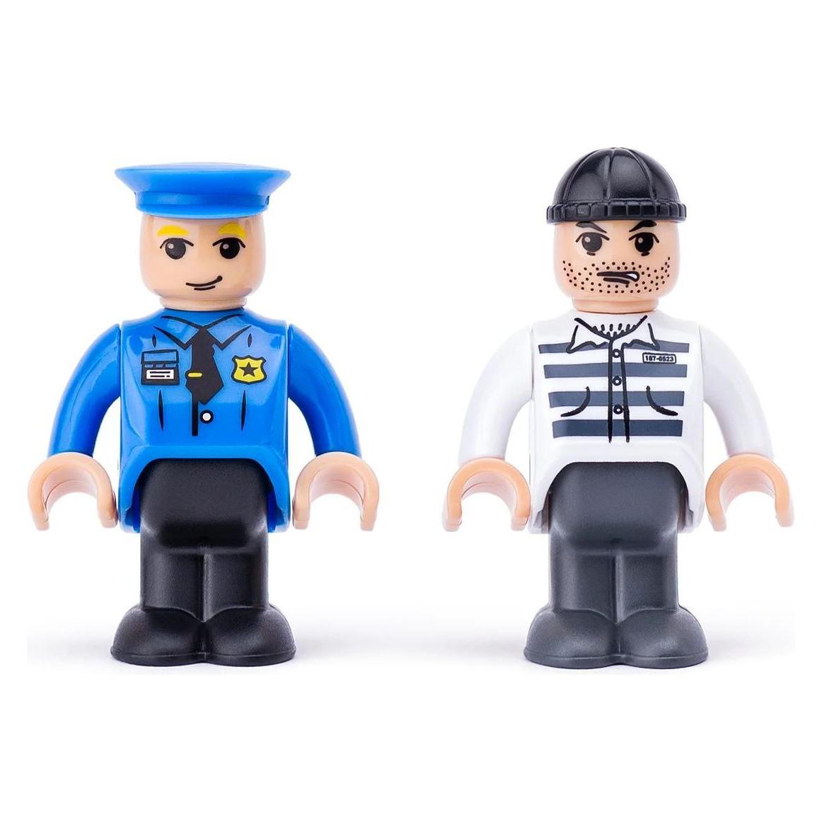 Woody Wagenset für Zug - Polizei, 4-teilig (90795)