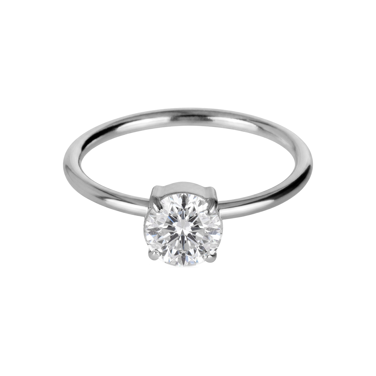 Jacques Lemans Ring Edelstahl mit Zirkonia