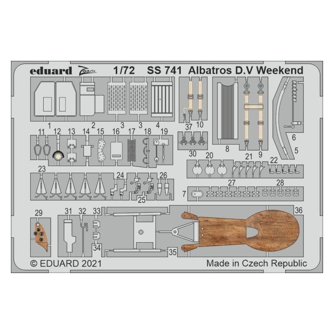 Eduard Albatros D.V Weekend 1/72 for (SS741)