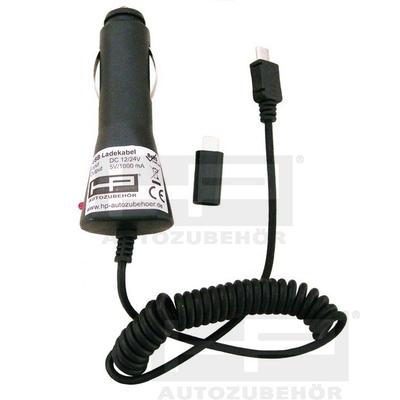 HP-AUTOZUBEHöR Ladekabel, Zigarettenanzünder USB Ladekabel 12/24V 20509