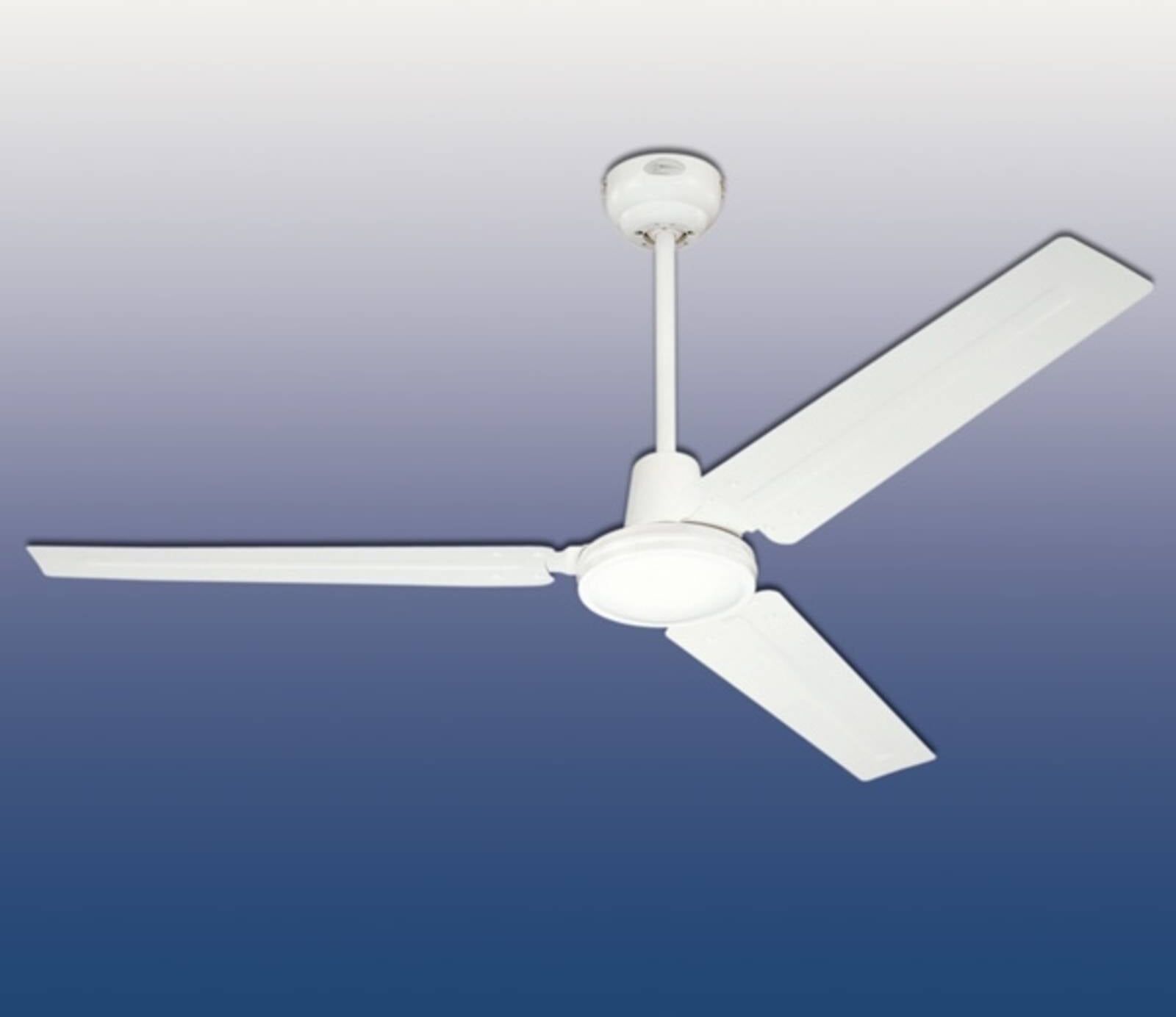 Westinghouse Deckenventilator Industrial weiß leise Ø 142 cm, weiß / opal, für Wohn- / Esszimmer