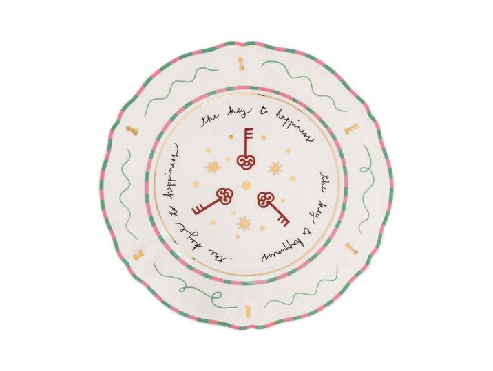 Bitossi Home - Assiette Pangea - Vert - Porcelaine - Designer Pangea