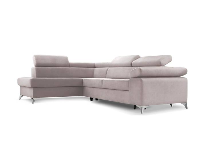 Ecksofa MADRYT Links Rosa (Vena 10)