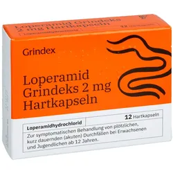 Loperamid Grindeks 2 Mg Hartkapseln 12 St
