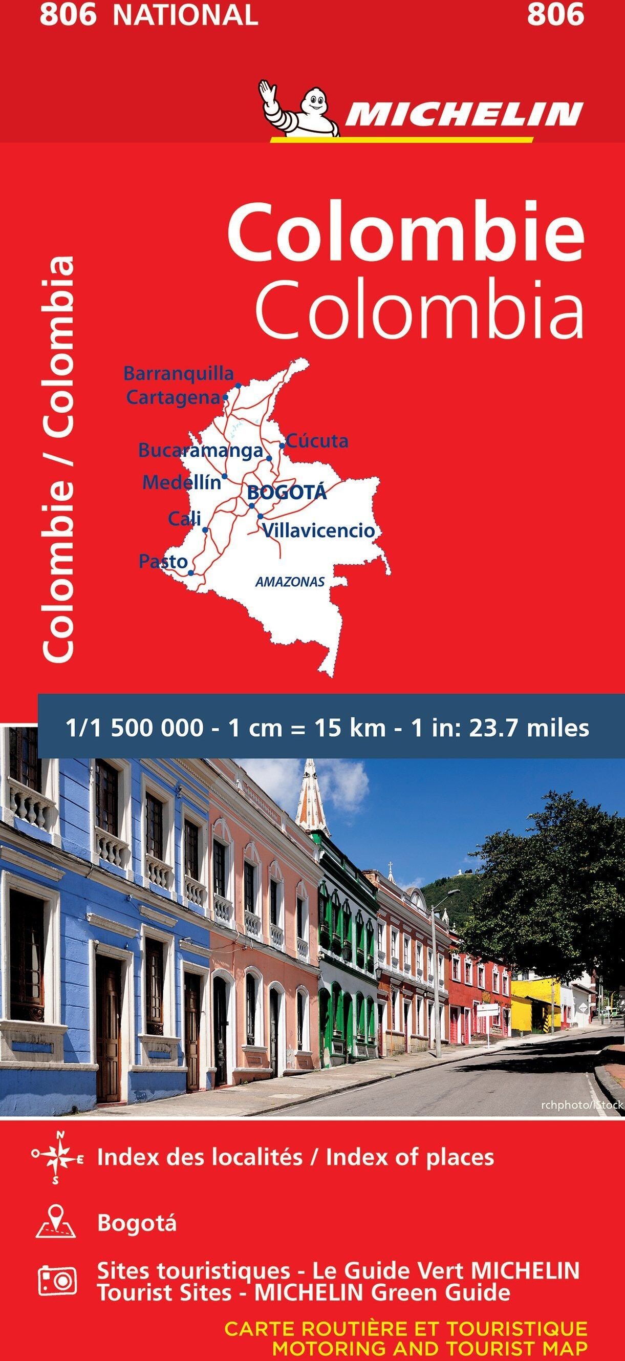 Carte routière n° 806 - Colombie   Michelin
