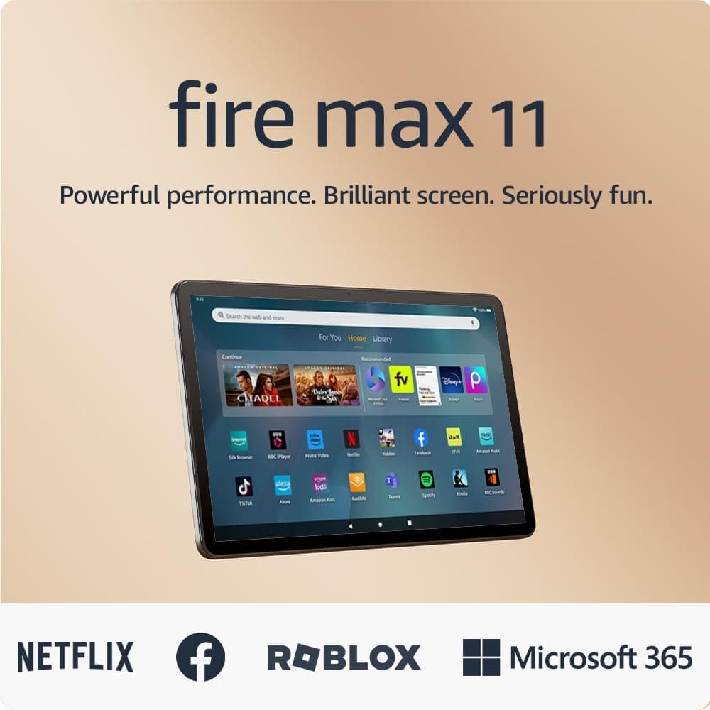Amazon Fire Max 11" - 4GB RAM, 64GB Storage, Grey