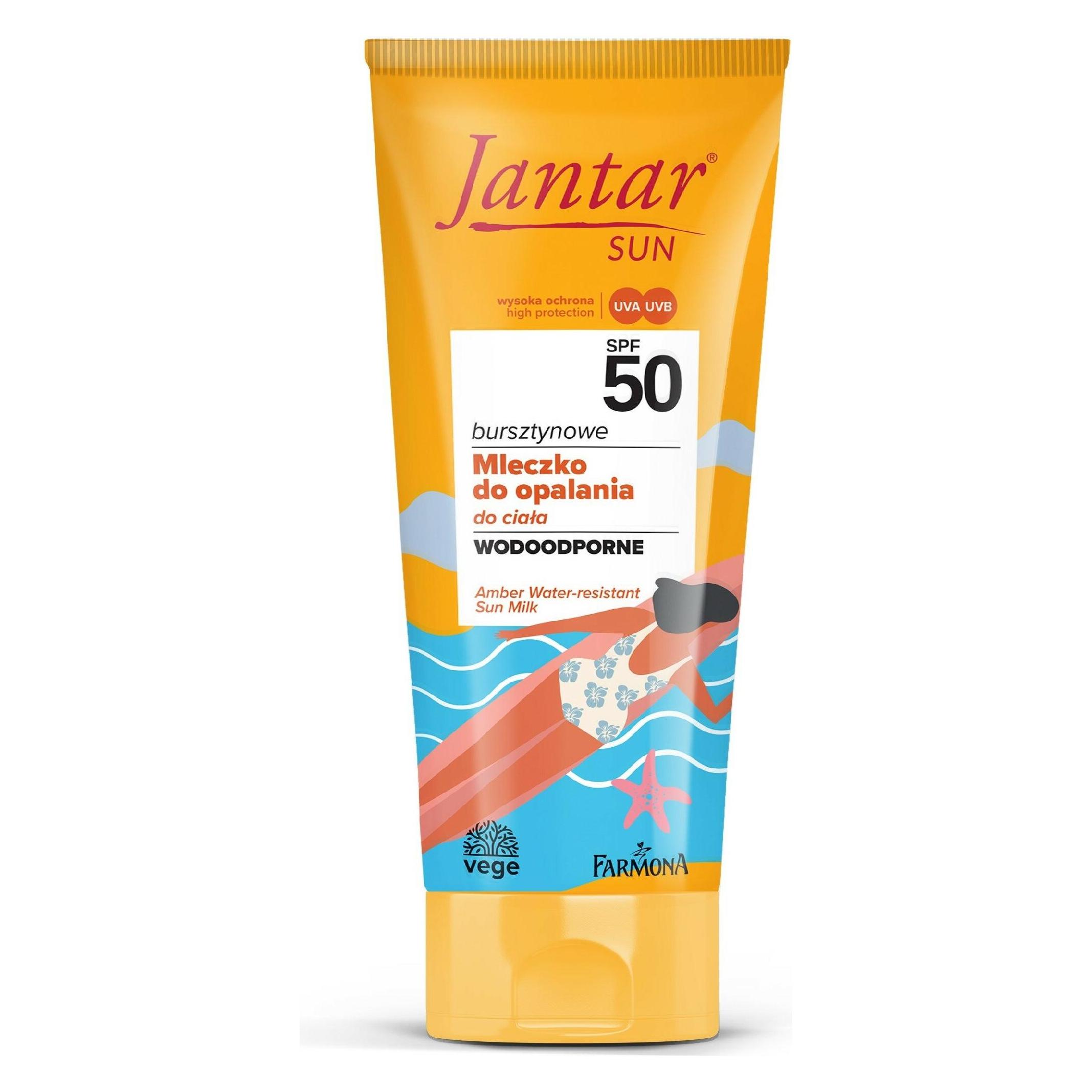 Jantar Sun Amber Waterproof Tanning Milk Spf 50 200ml (SPF 50, 200 ml) (43864424)