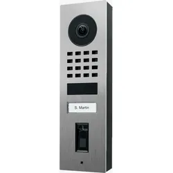 DoorBird D1101FV Fingerprint 50 Aufputz IP Video Türsprechanlage Edelstahl V4A (salzwasser- und flugrostbeständig), gebürstet