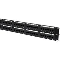 Patchpanel DN-91648U schwarz, 19", Cat.6 UTP