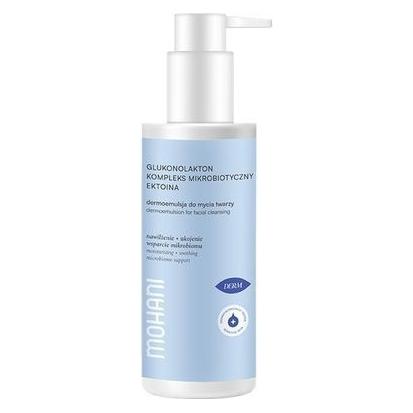 Mohani Feuchtigkeitsspendende Dermoemulsion für die Gesichtsreinigung mit Gluconolacton, Ectoin und (150 g) (5902802722102)