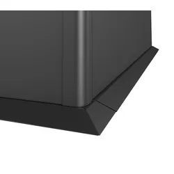 Biohort Mähkante für Gewächshaus Florentina B 201 x T 102 x H 213 cm (Gr. 2x1) dunkelgrau-metallic