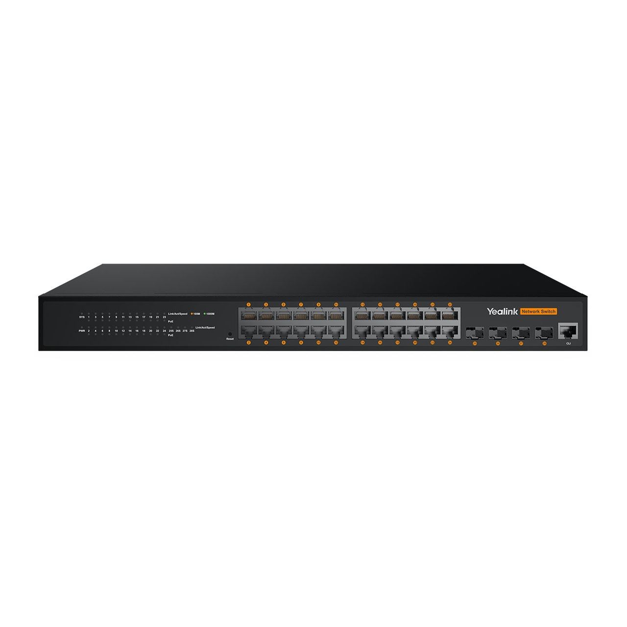 Yealink RCH240 24-Port L2+Web Managed PoE+ Switch